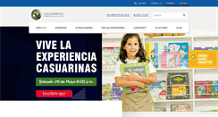 Desktop Screenshot of casuarinas.edu.pe